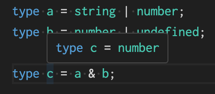 type c = number